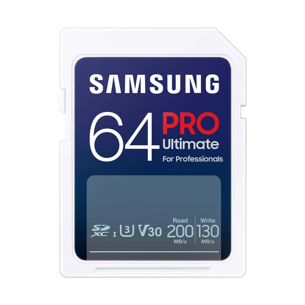 Samsung 64GB SDXC Pro Ultimate MB-SY64S/WW | JAR Computers Samsung 64GB SDXC Pro Ultimate MB-SY64S/WW