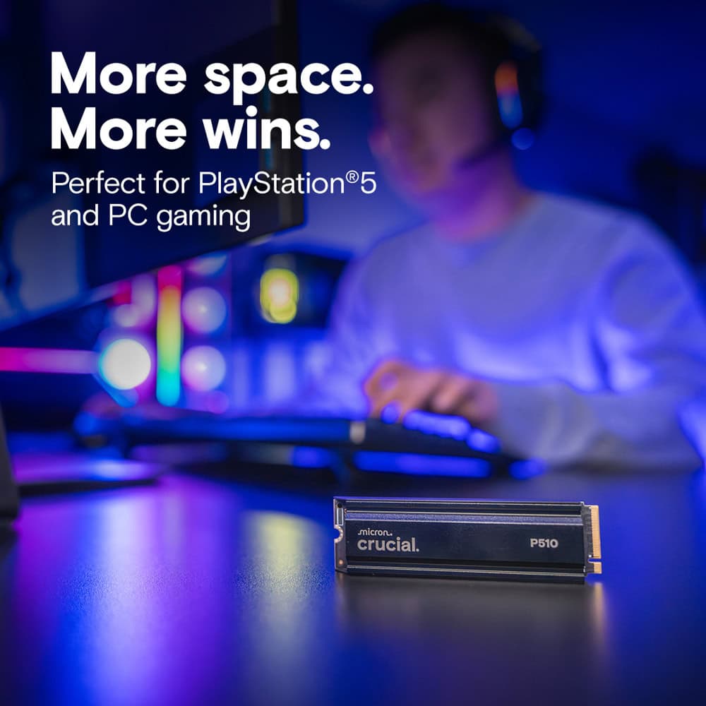 Crucial P510 with heatsink CT1000P510SSD5