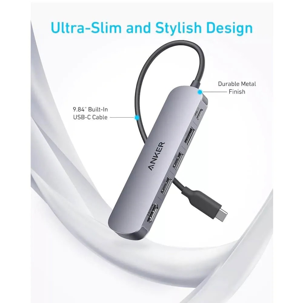 Anker 5-in-1 Multifunctional USB-C Hub A8357HA0