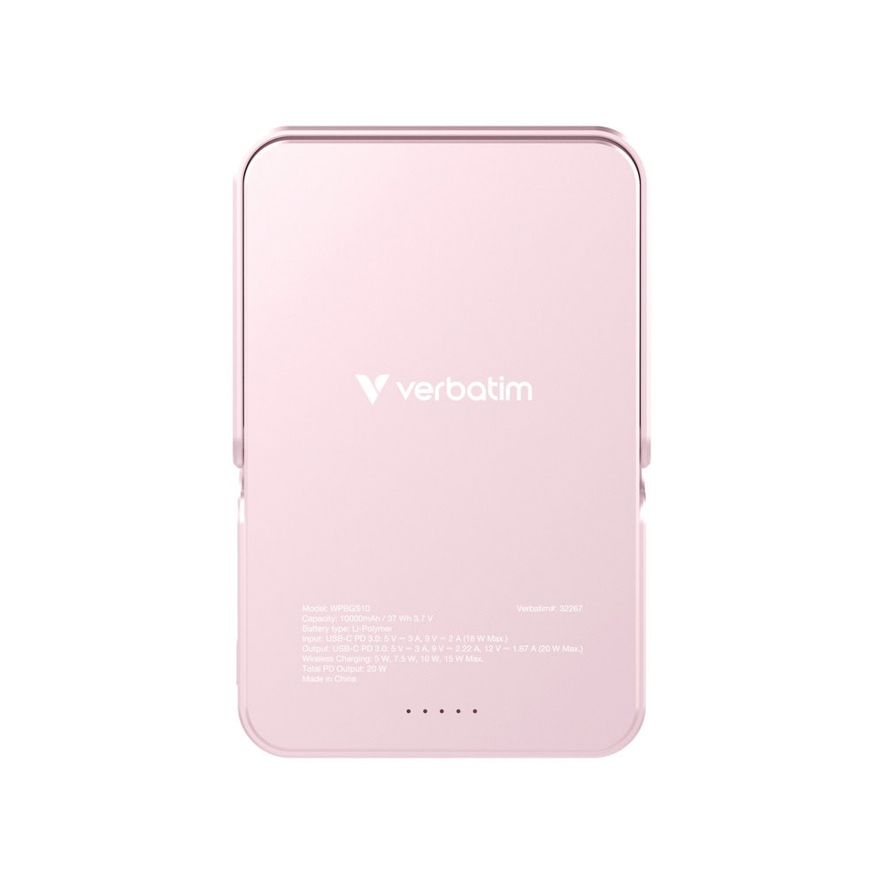 Verbatim Charge 'n' Go 10000mAh Pink 32267