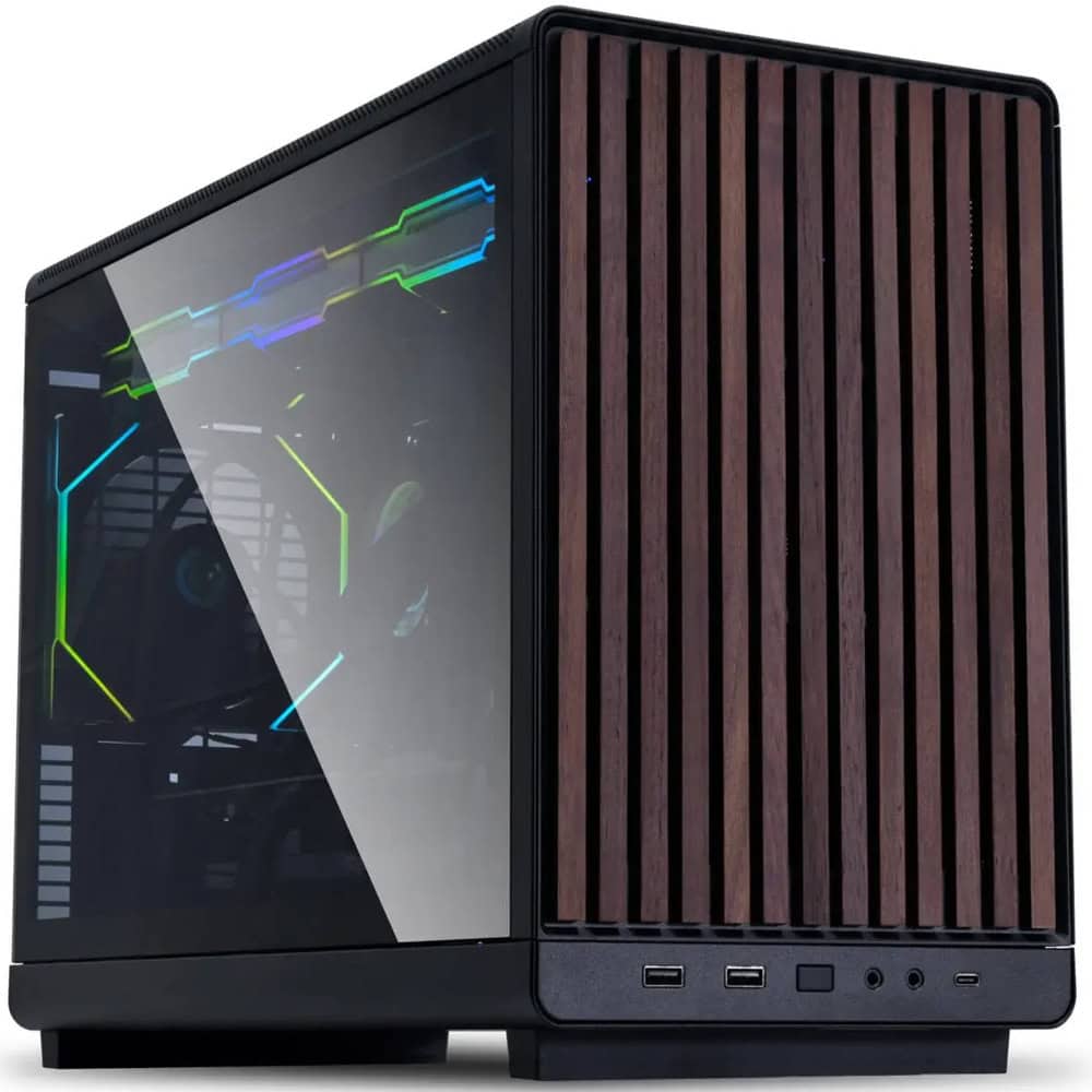 Lian Li A3-3WD Wood Edition Black | JAR Computers Lian Li A3-3WD Wood Edition Black