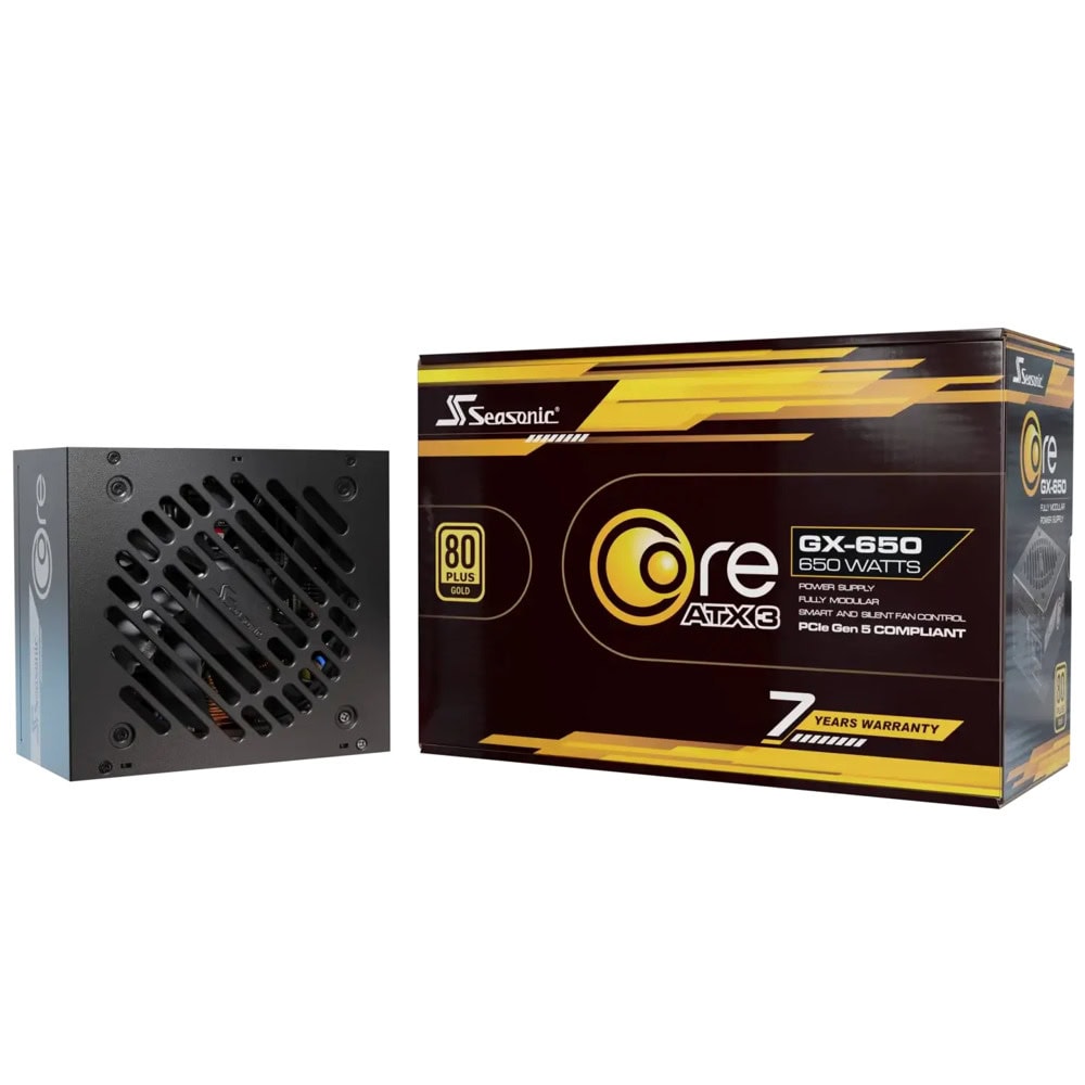 Seasonic CORE GX ATX 3 (2024) 650W 1C265GFRT3A10X