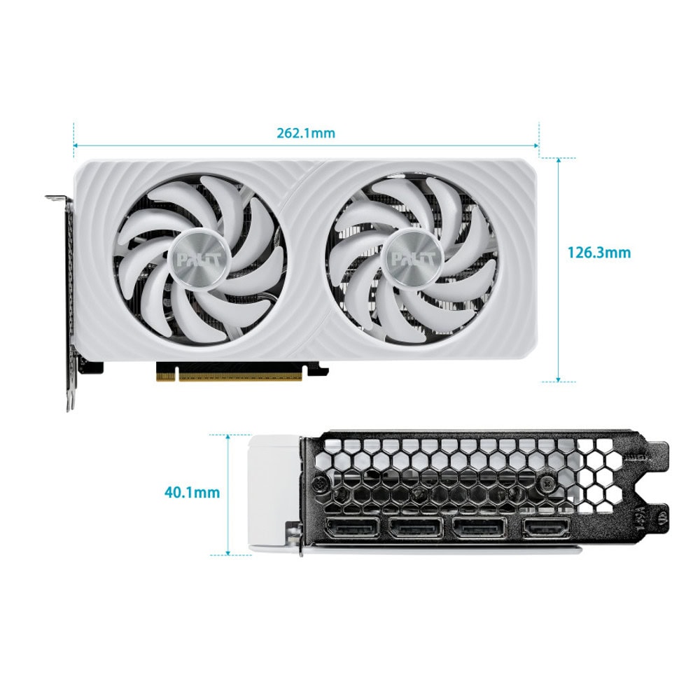 Palit 5060 Ti 8GB White OC NE7506TU19P1-GB2062M