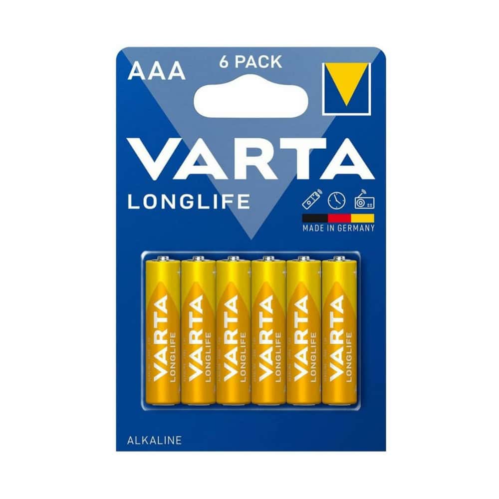 VARTA Longlife AAA 6pcs | JAR Computers VARTA Longlife AAA 6pcs
