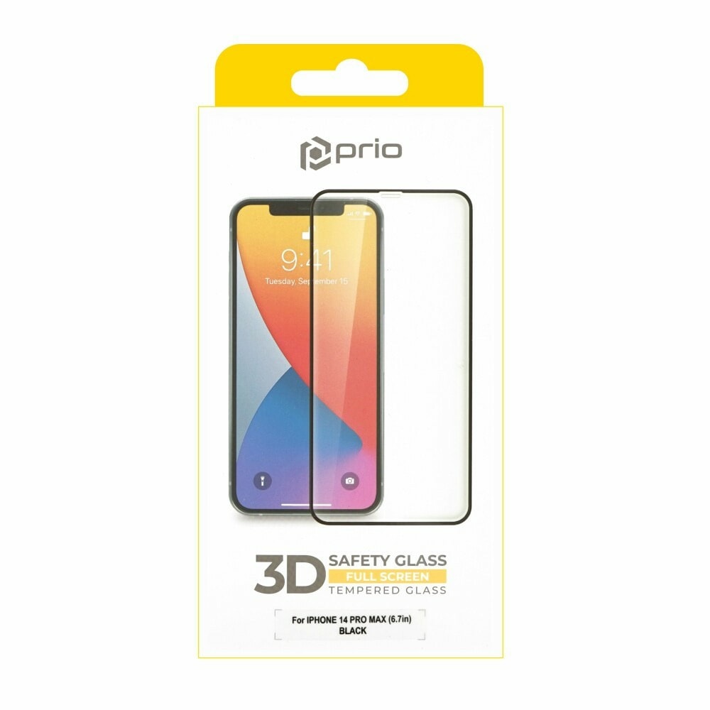 Prio 3D Glass Full Screen Curved iPhone 14 Pro Max
