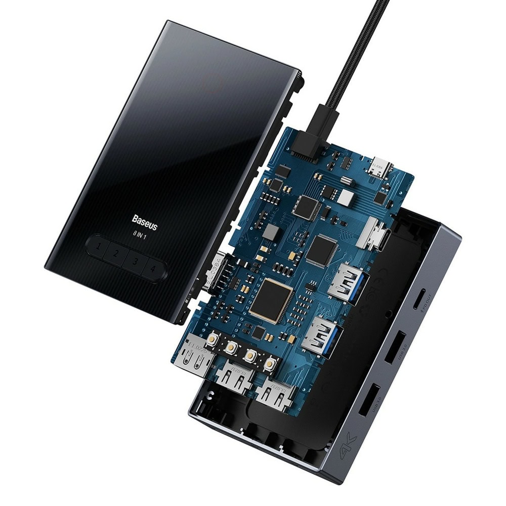Baseus PioneerJoy 8-in-1 WKYY030413 | JAR Computers Baseus PioneerJoy 8-in-1 WKYY030413