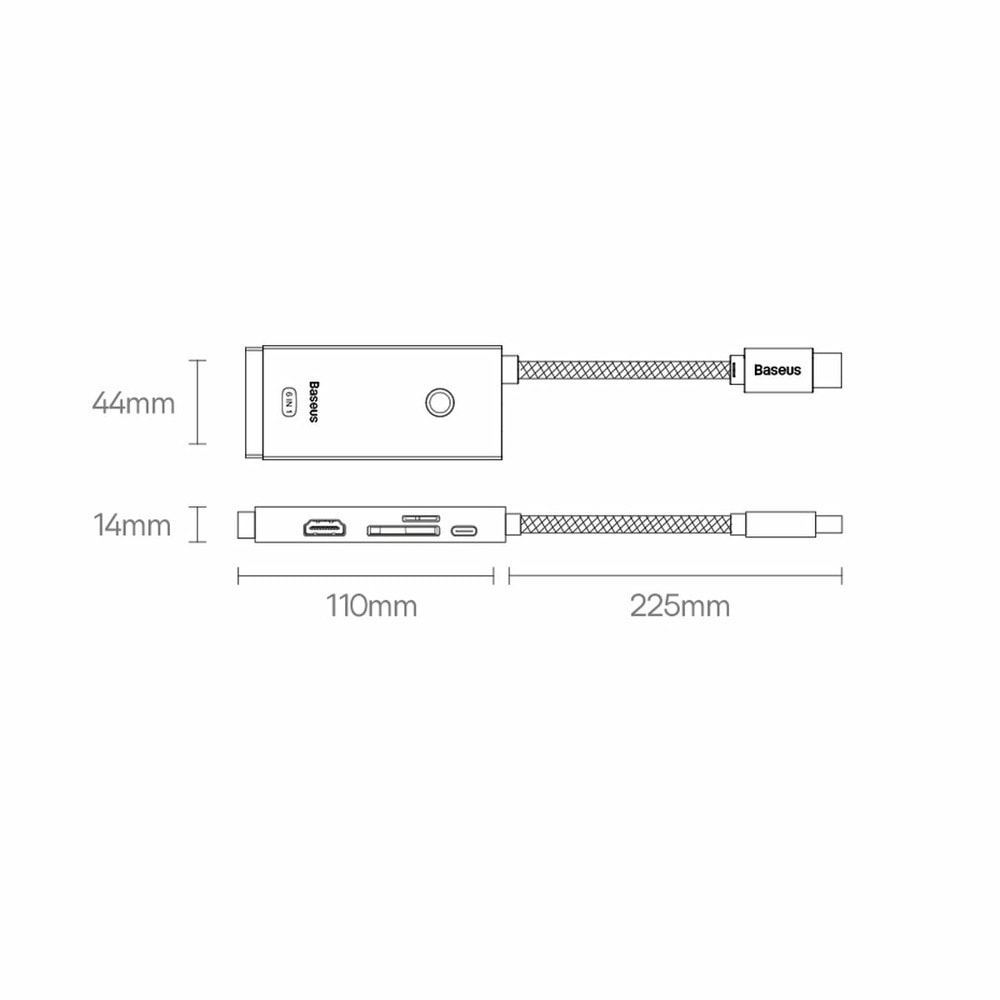 Baseus Lite 6-Port Docking Station WKQX050102