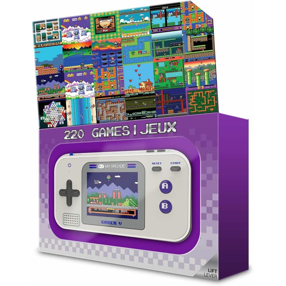 My Arcade Gamer V Classic 220in1 Grey-Purple