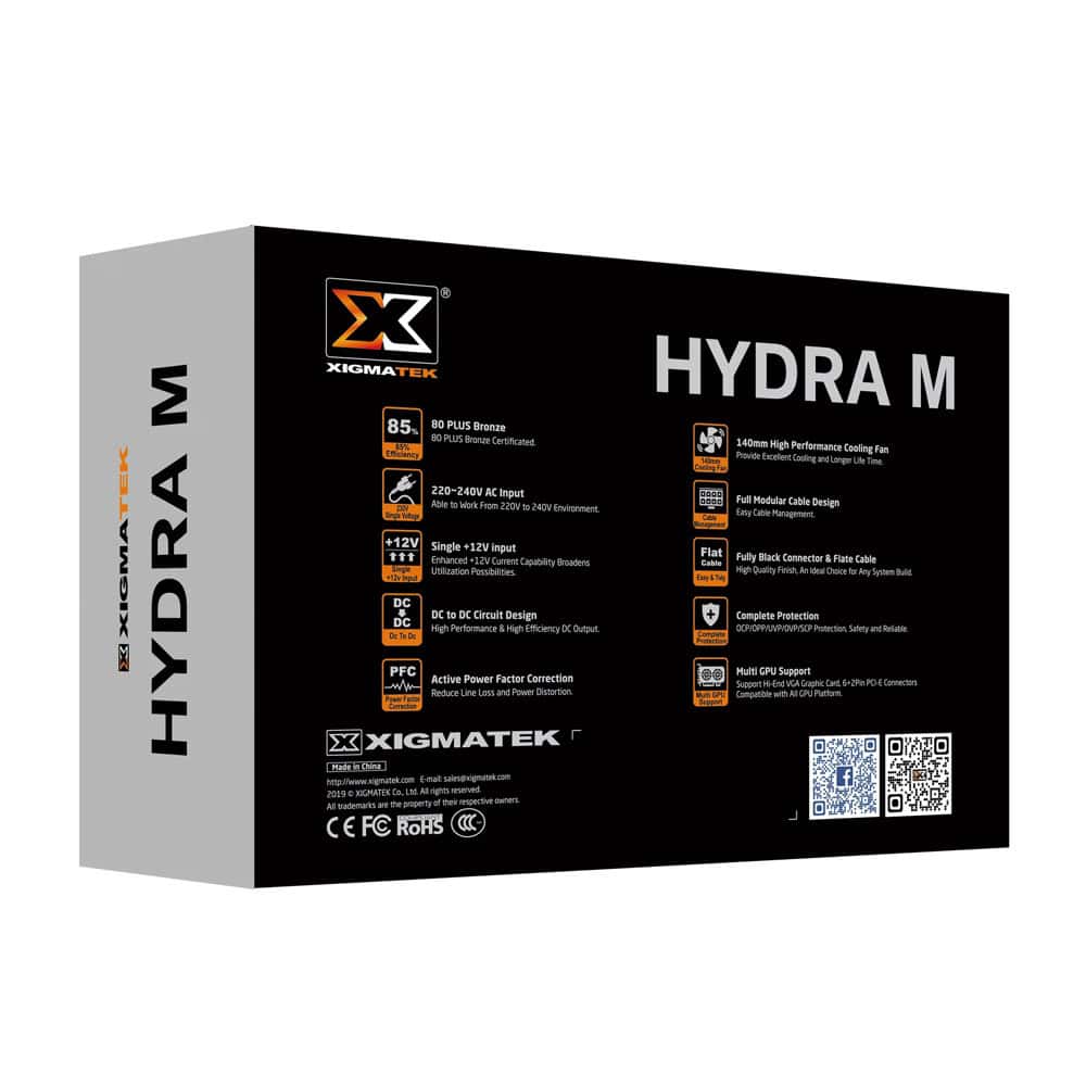 Xigmatek захранване PSU ATX Bronze - HYDRA M 750W