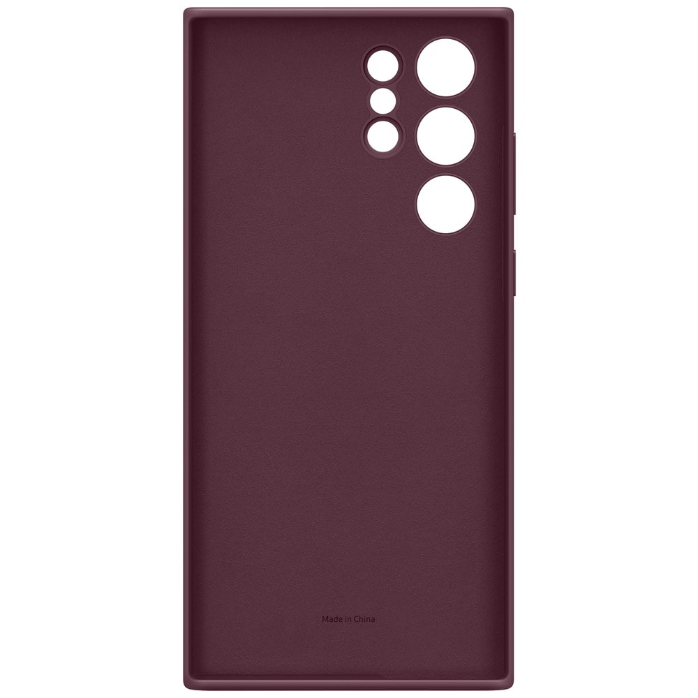 Samsung S22 Ultra S908 Silicone Cover Burgundy