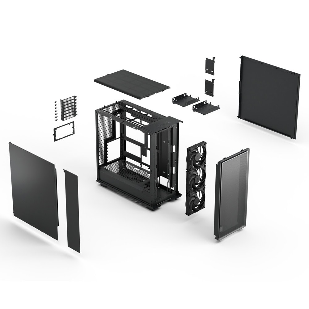 fractal design epoch xl black solid fd-c-epo1x-01 | JAR Computers fractal design epoch xl black solid fd-c-epo1x-01