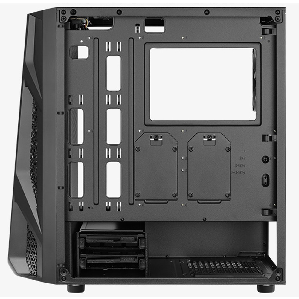 Aerocool AirHawk Mid Tower Black AirHawk-G-BK-v1