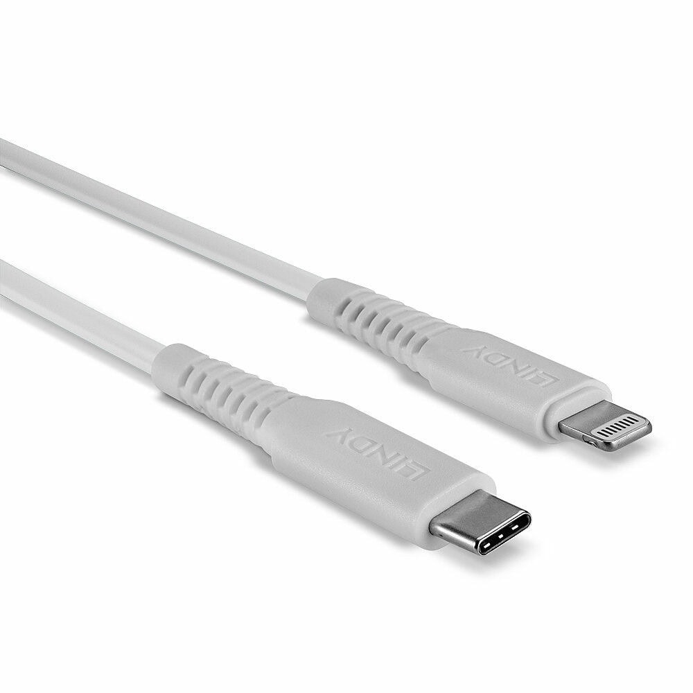кабел lindy от usb-c м към lightning м 31318