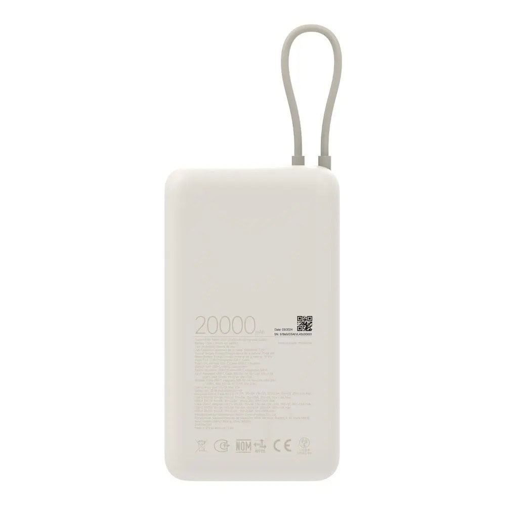 Xiaomi 33W Power Bank 20000mAh Integrated Cable Ta