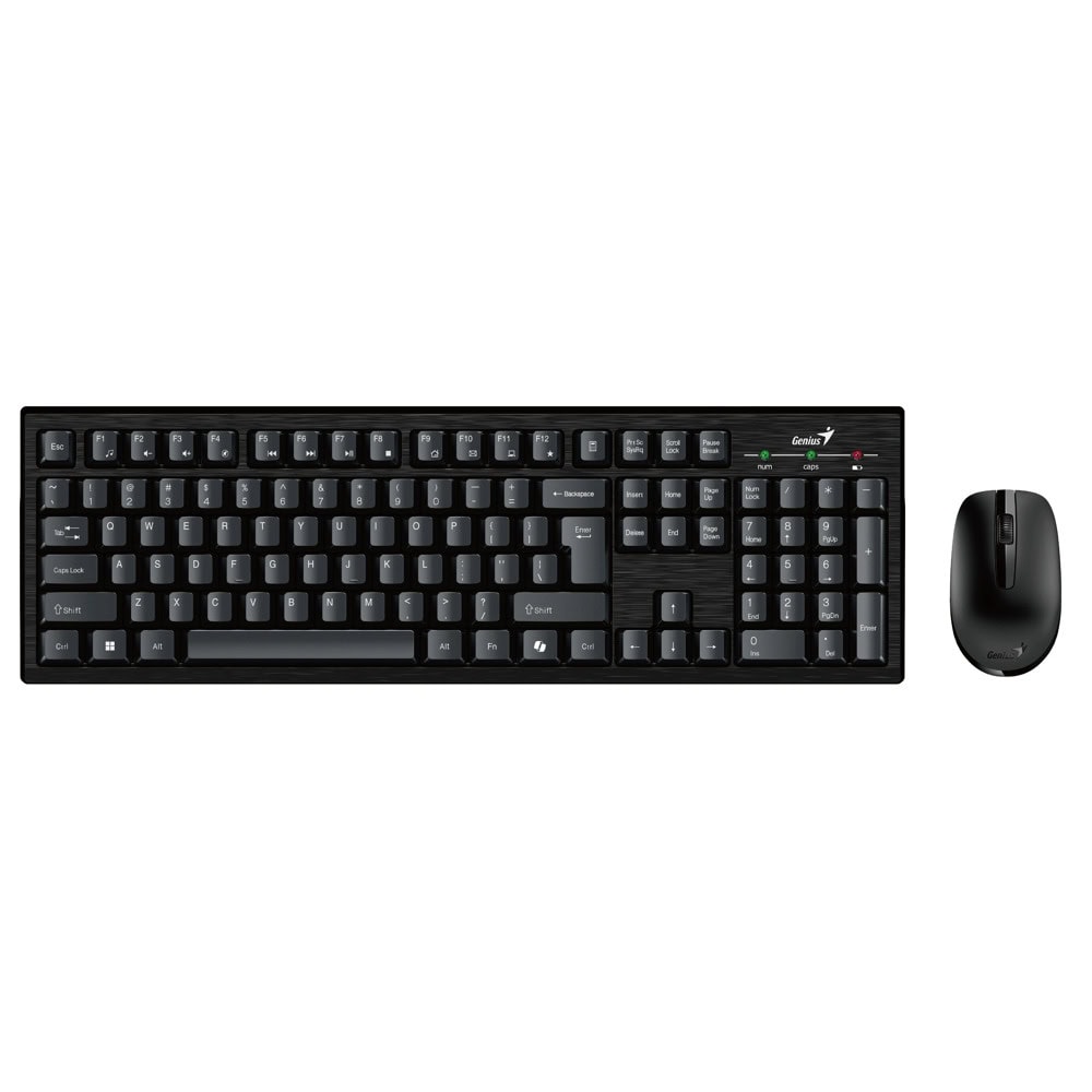 Комплект клавиатура и мишка Genius KM-8101-BLK