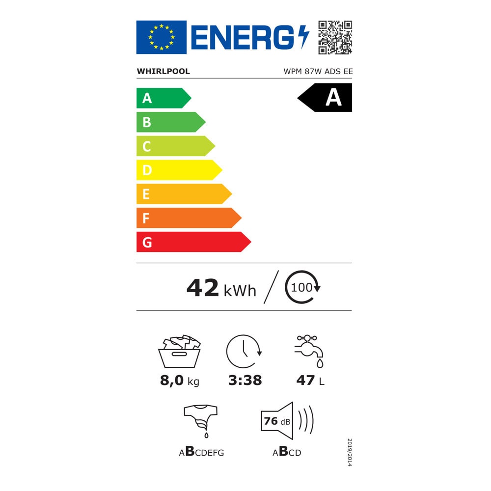 Whirlpool WPM 87W ADS EE