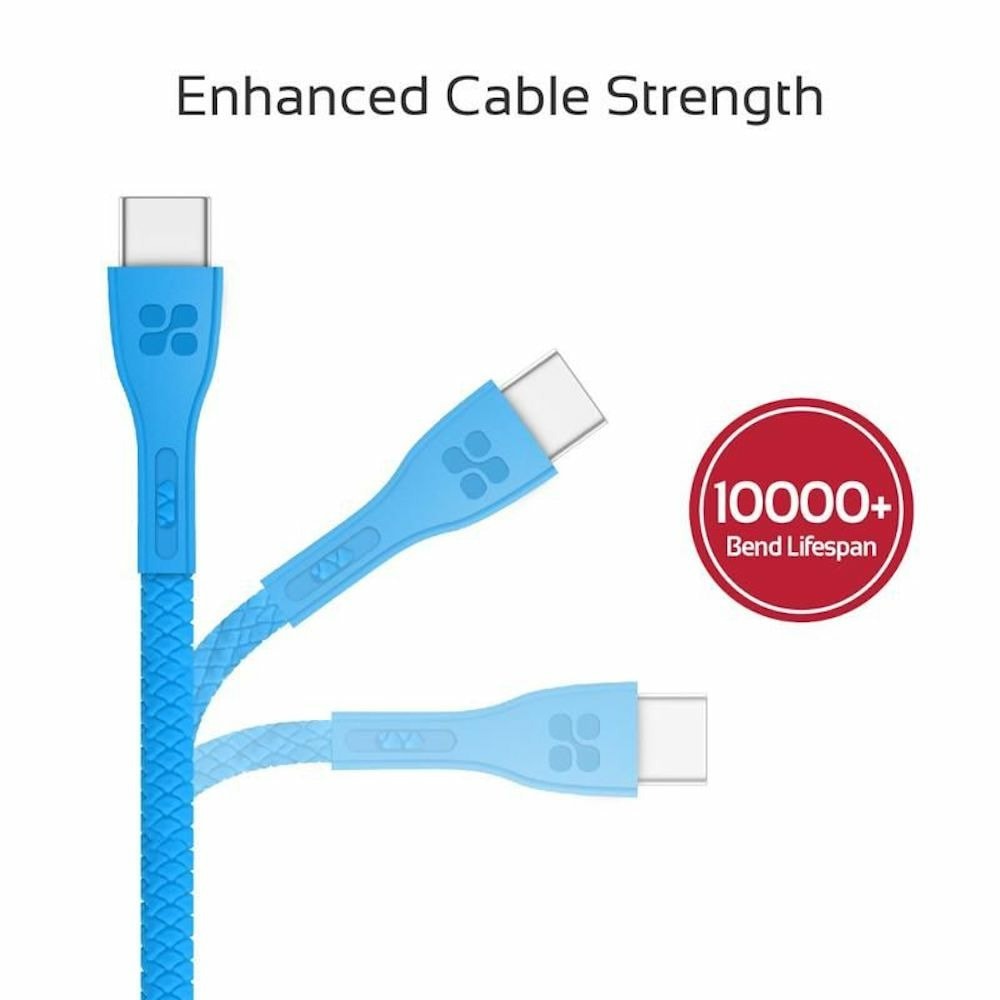 кабел promate usb a м to usb c м 1.2m white