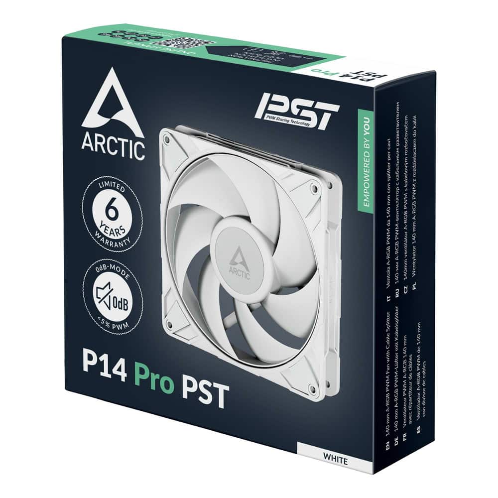 Вентилатор Arctic P14 Pro PST White