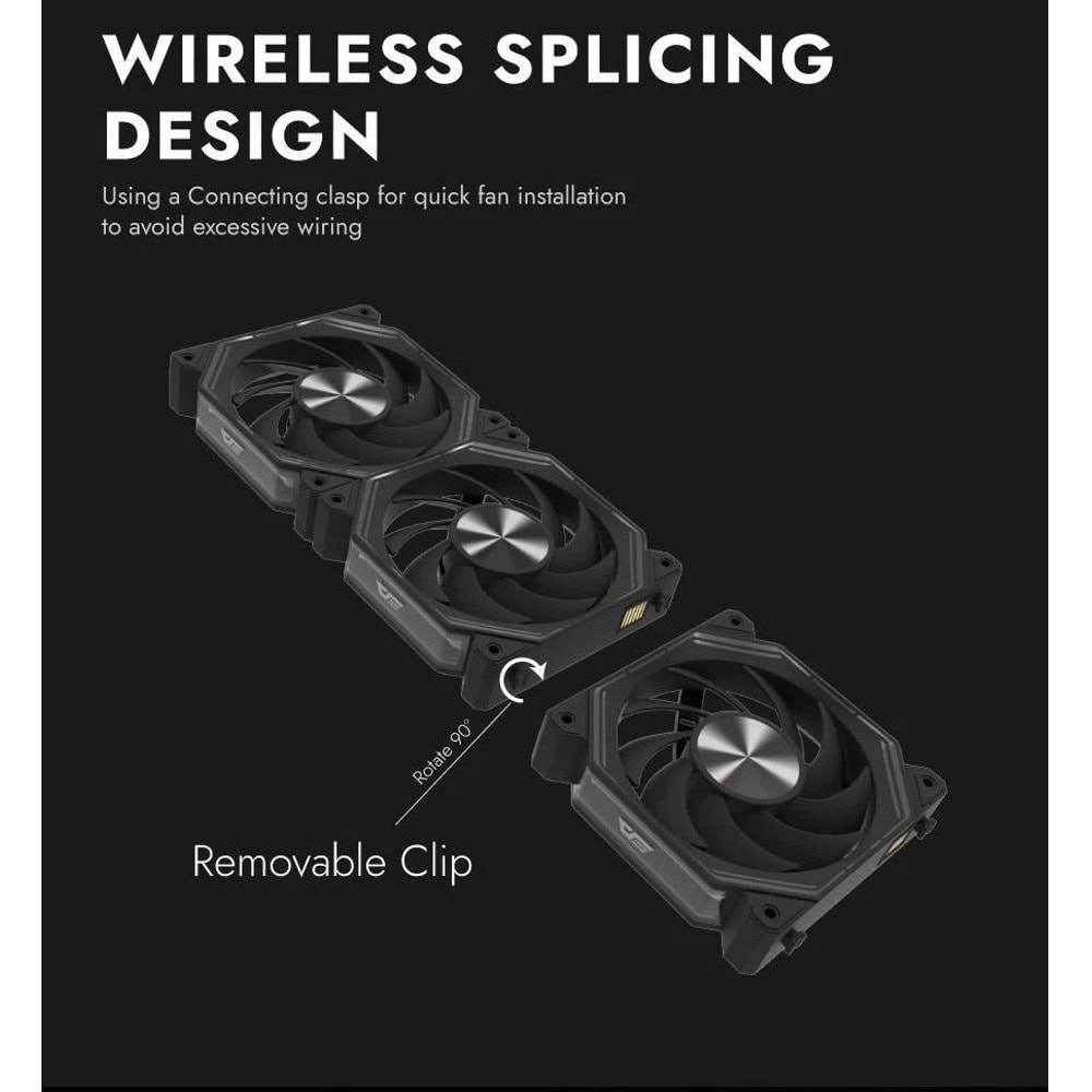 Darkflash INF34 Black 3pcs INF32-BK-3