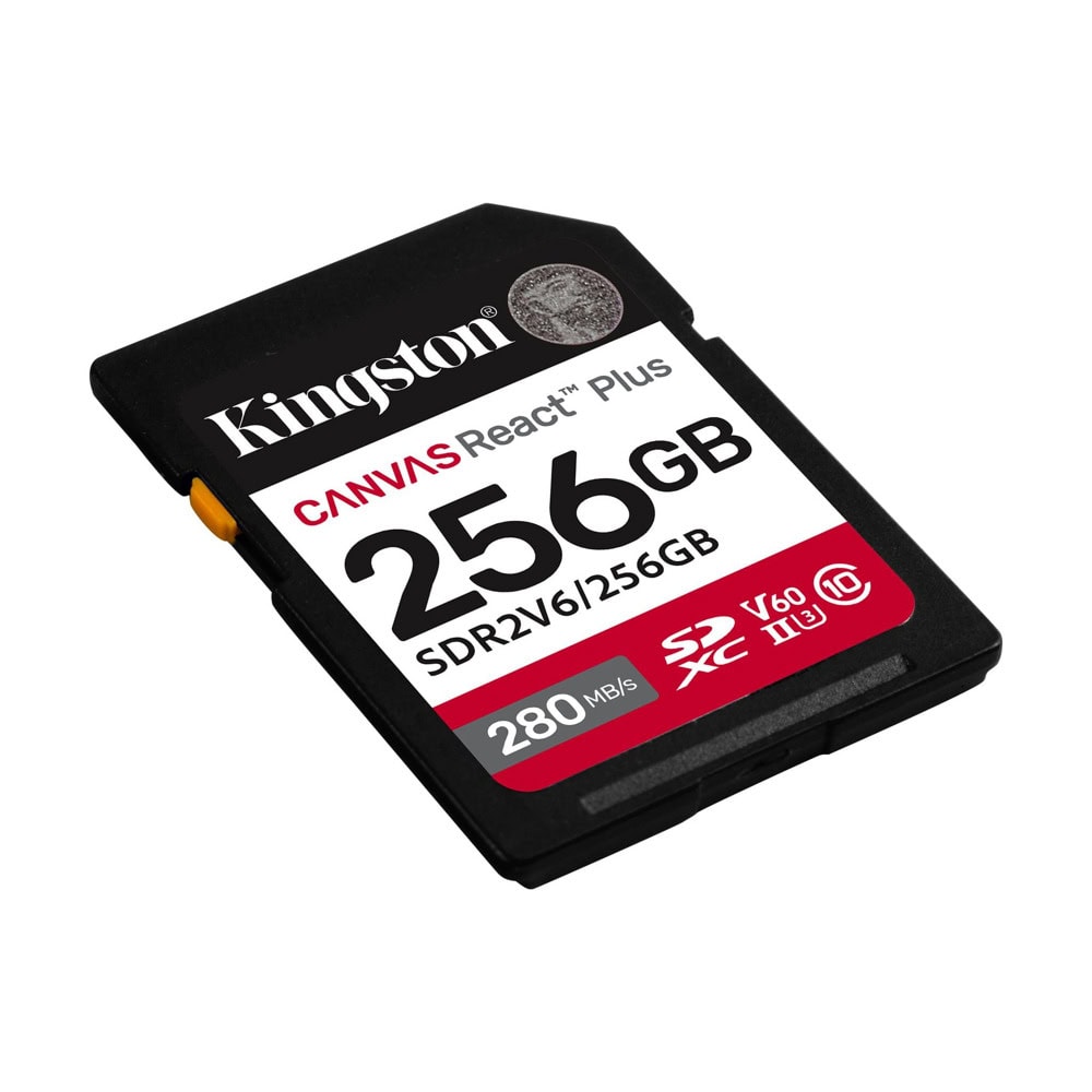 Kingston 256GB SDXC Canvas React Plus SDR2V6/256GB