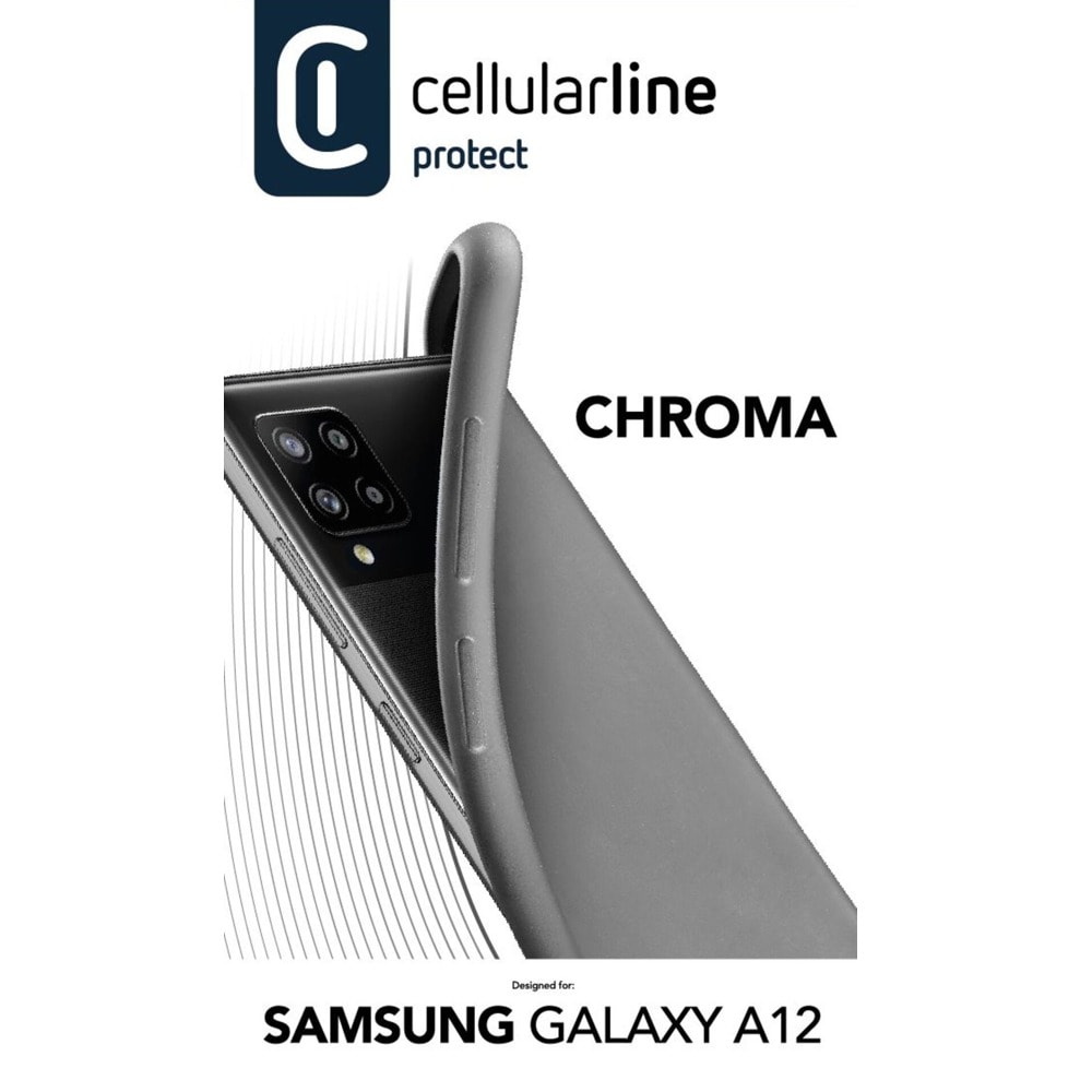 Cellularline Chroma Black Samsung Galaxy A12