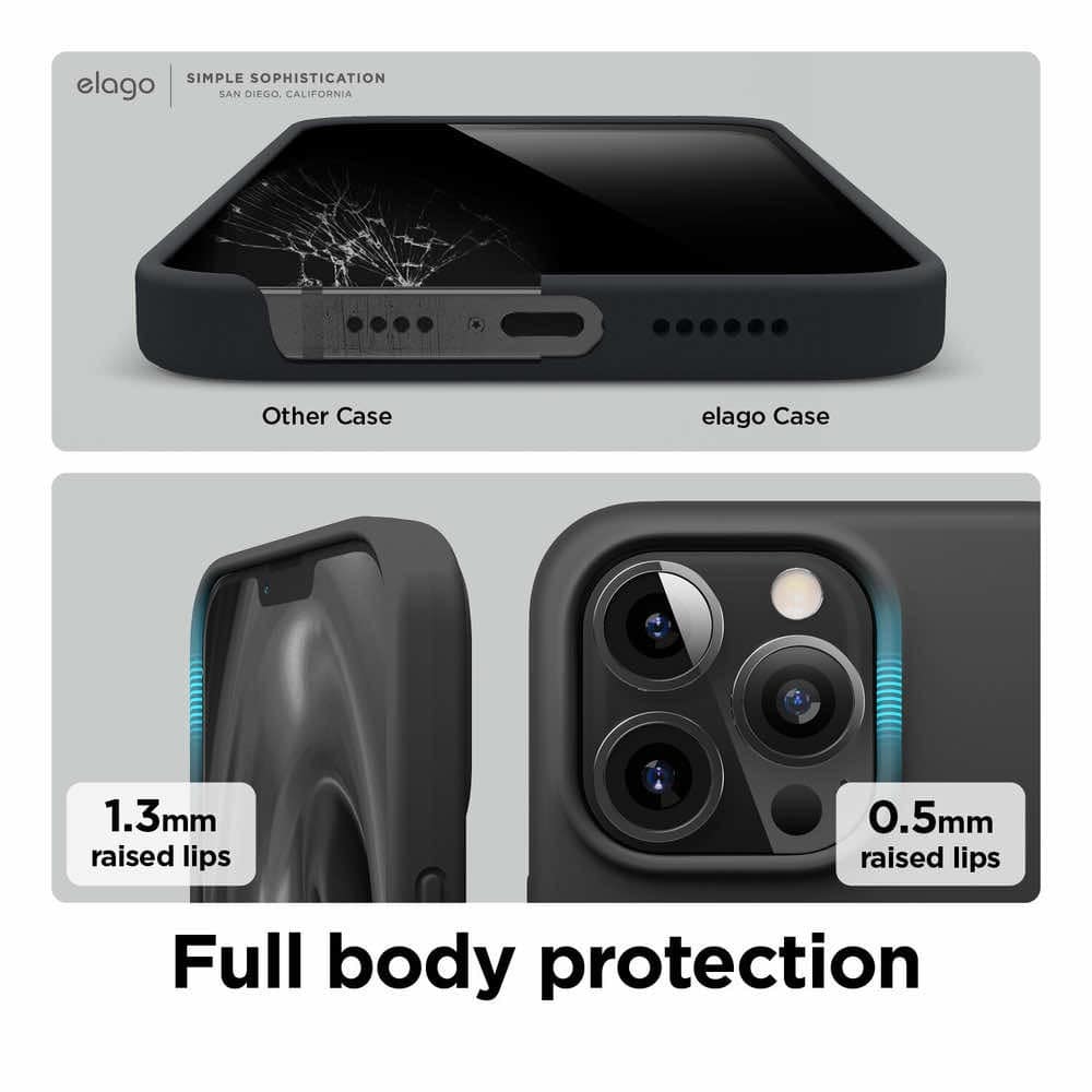 Elago Soft Silicone Case ES13SC67-BK