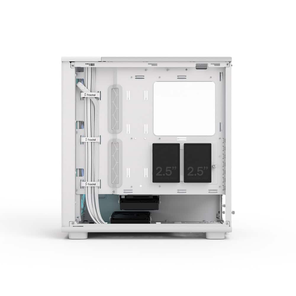 кутия fractal design epoch white tg rgb clear ti