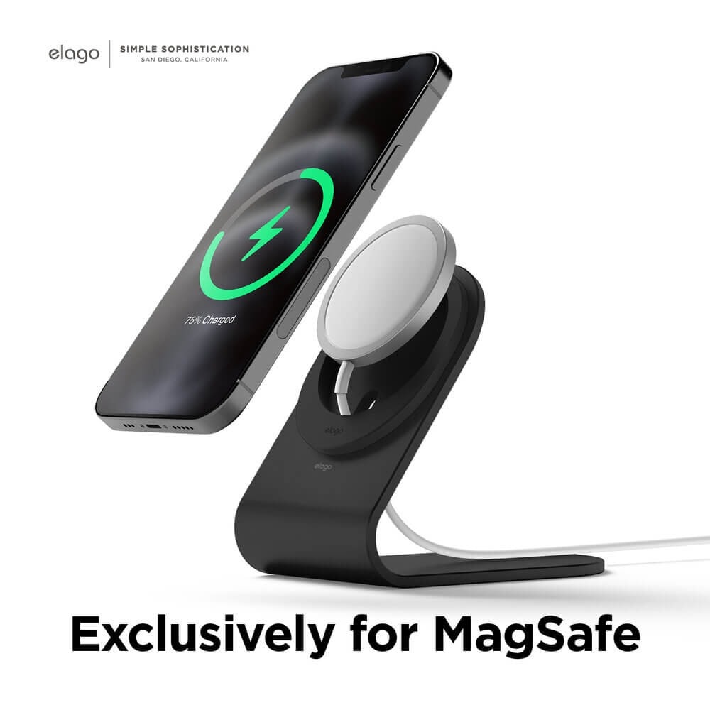 Алуминиева поставка Charging Stand for MagSafe bla