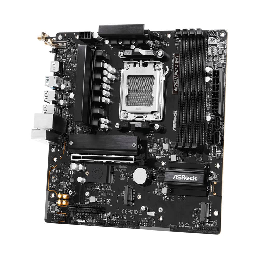 дънна платка asrock a620am pro-a wifi