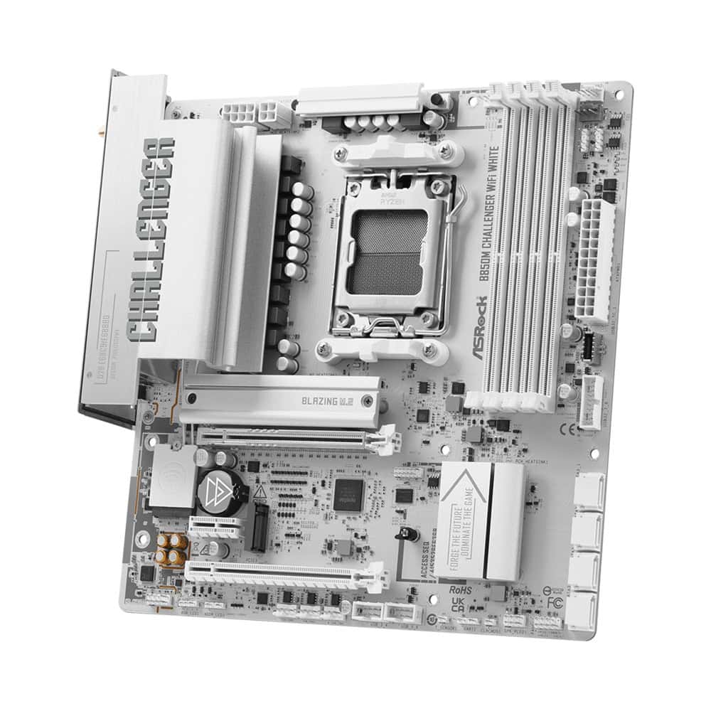 ASRock B850M Challenger WiFi White | JAR Computers ASRock B850M Challenger WiFi White