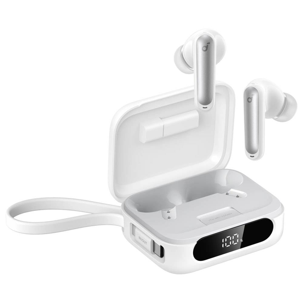 Soundcore P41i White with Lightning Adapter | JAR Computers Soundcore P41i White with Lightning Adapter