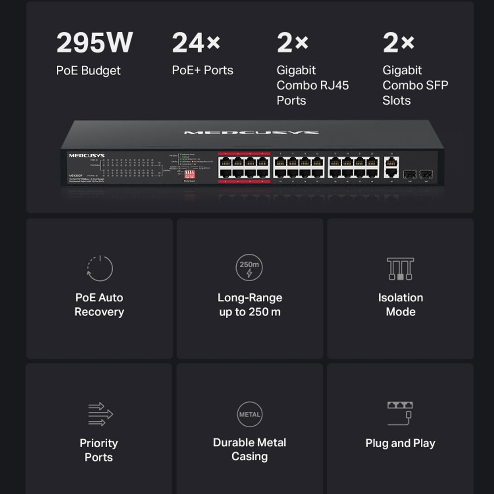 Mercusys MS126CP | JAR Computers Mercusys MS126CP