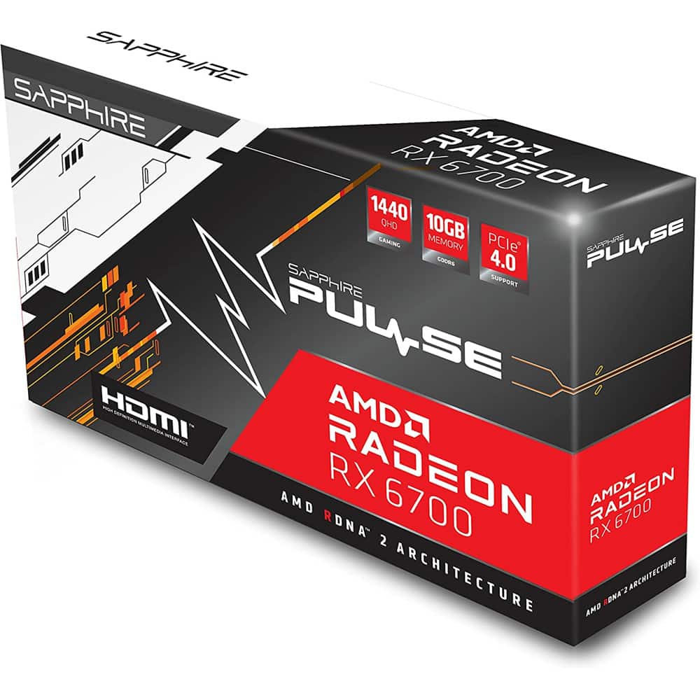 Sapphire PULSE AMD RADEON RX 6700 GAMING OC 10GB