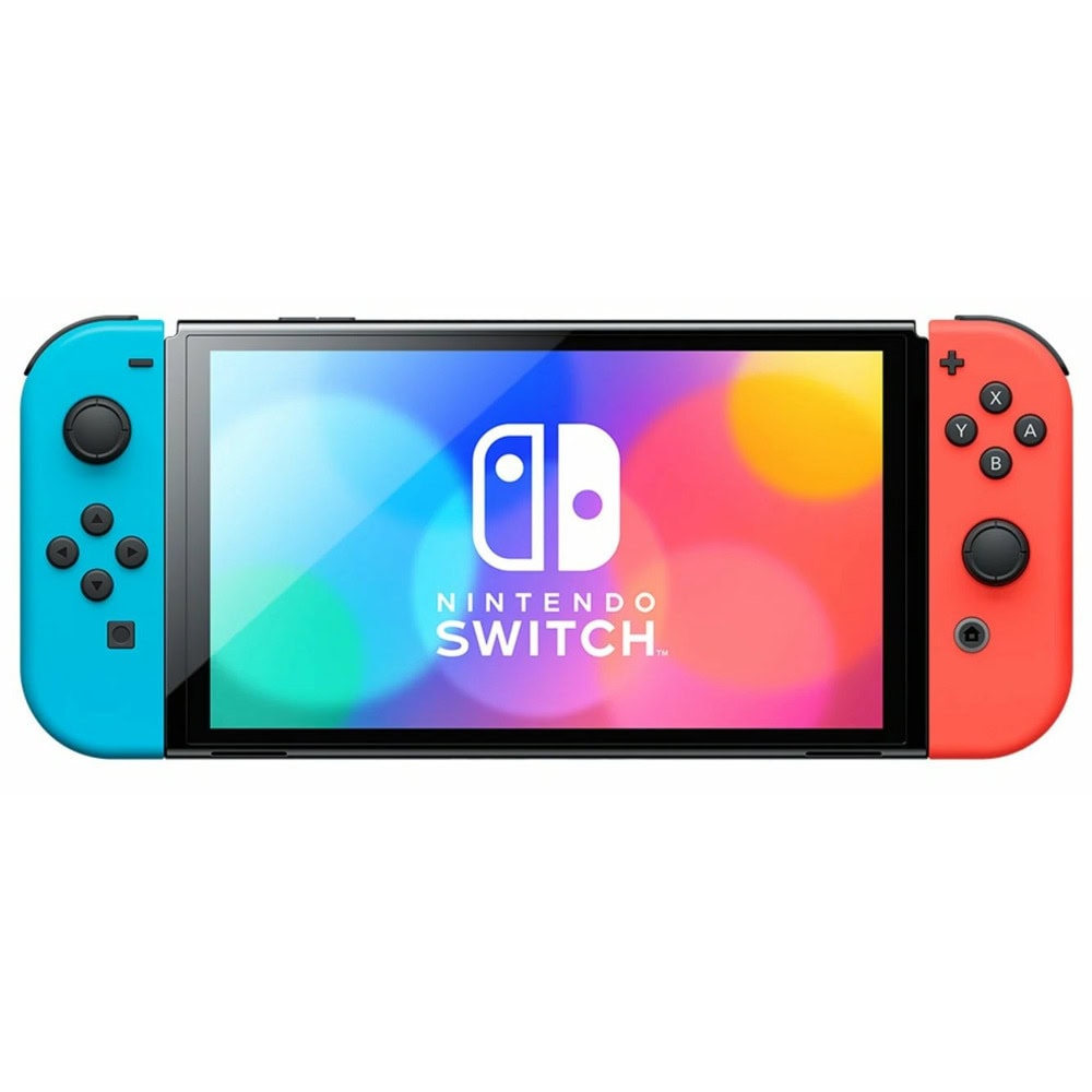 Nintendo Switch OLED - Neon Red & Neon Blue