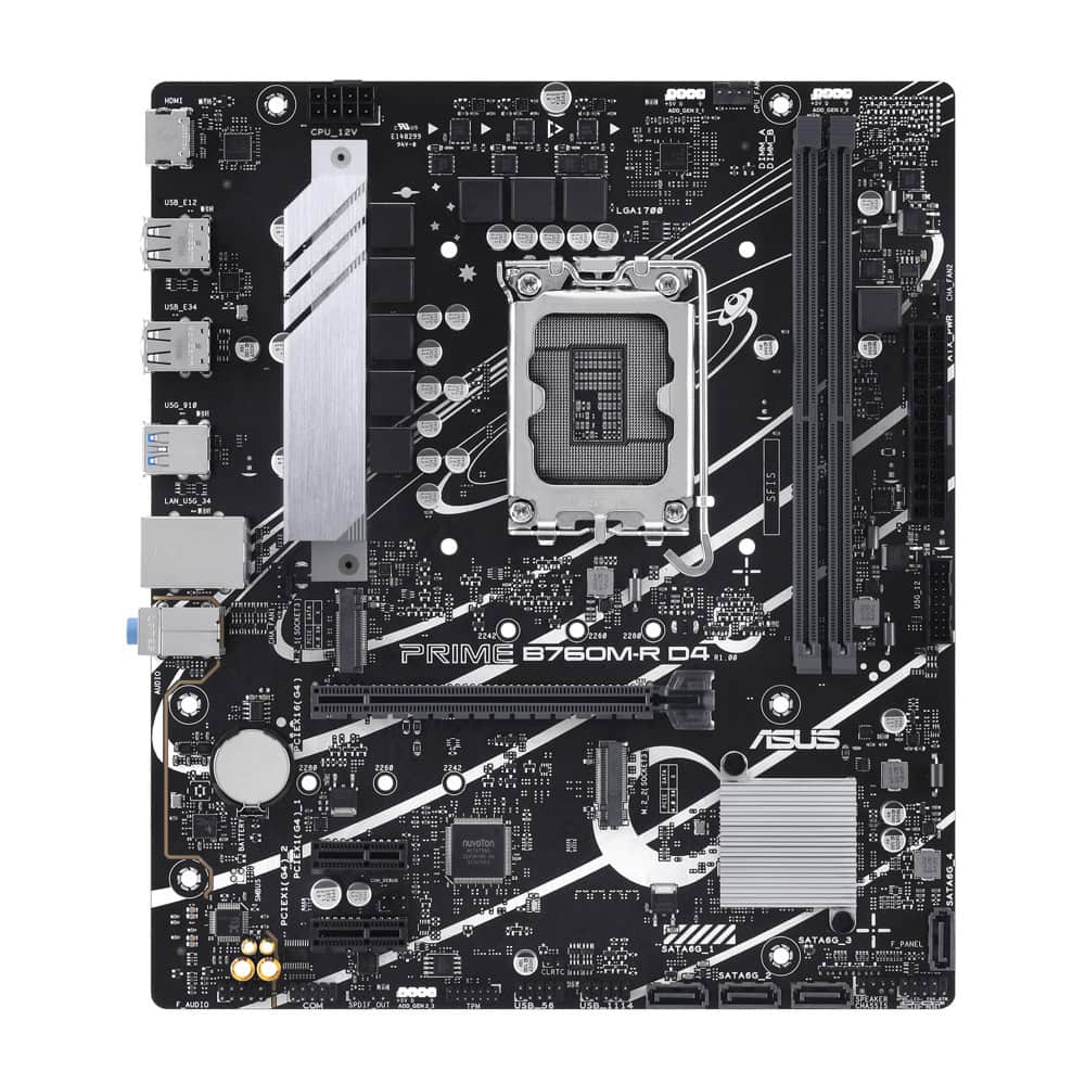 Дънна платка Asus PRIME B760M-R D4