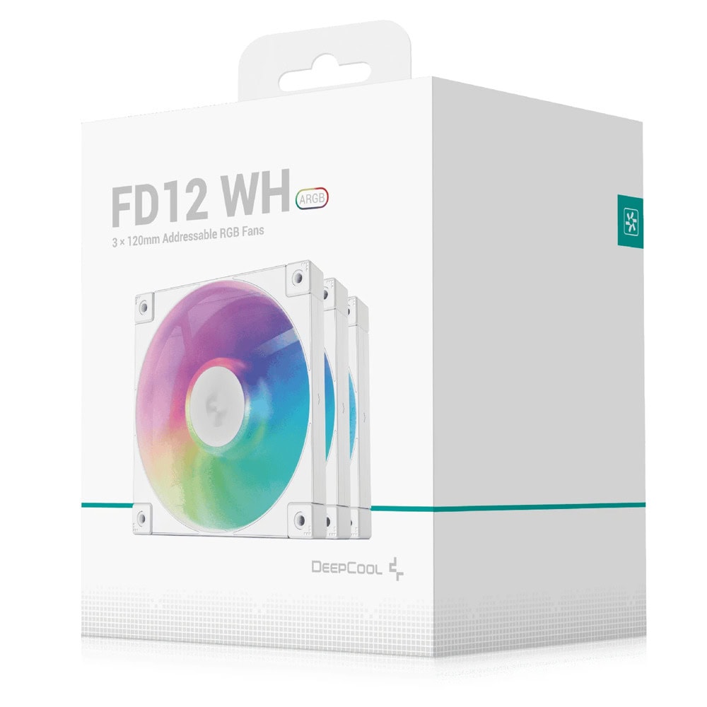 DeepCool FD12 White 3-pack R-FD12-WHAPN3-G