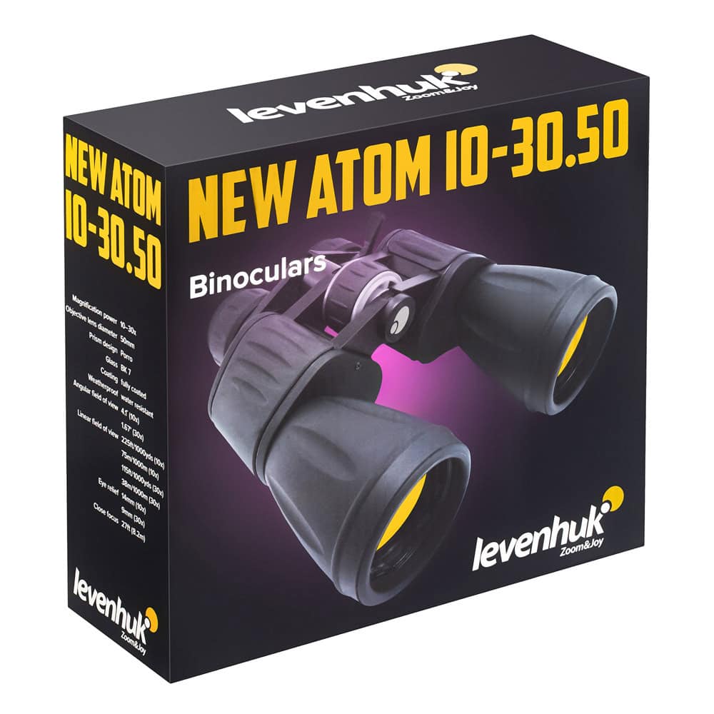 levenhuk new atom 10-30x50