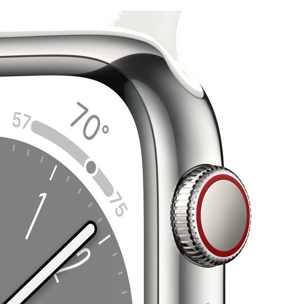 Apple Watch Ser. 8 GPS 45mm Silver MNKE3BS/A