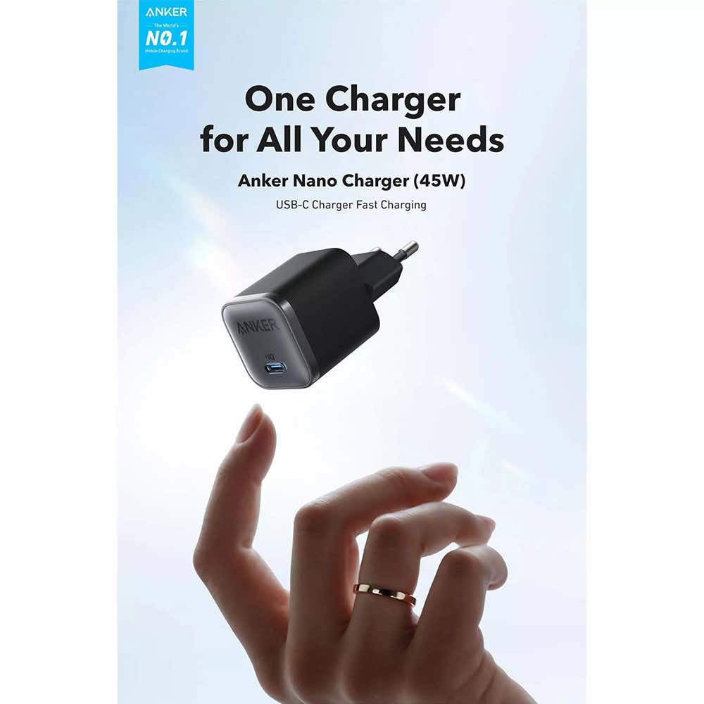 anker nano 45w черен