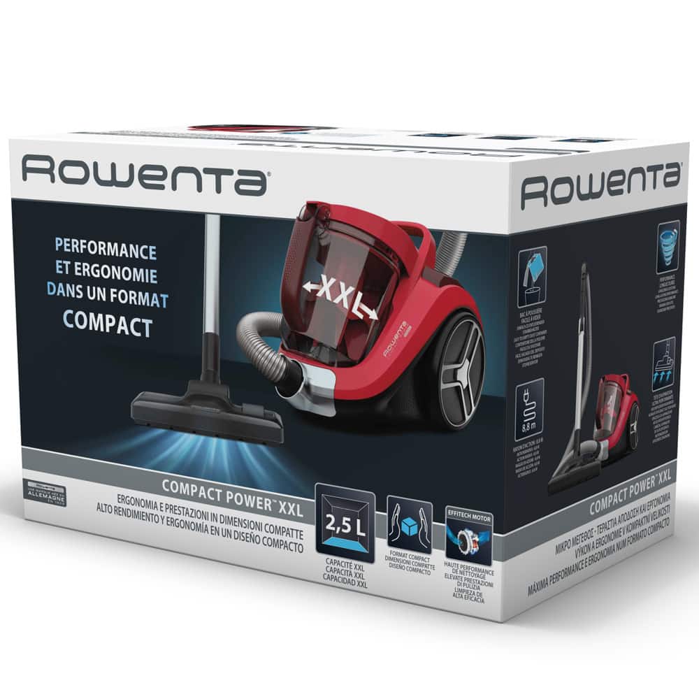 Rowenta COMPACT POWER XXL RED RO4853EA