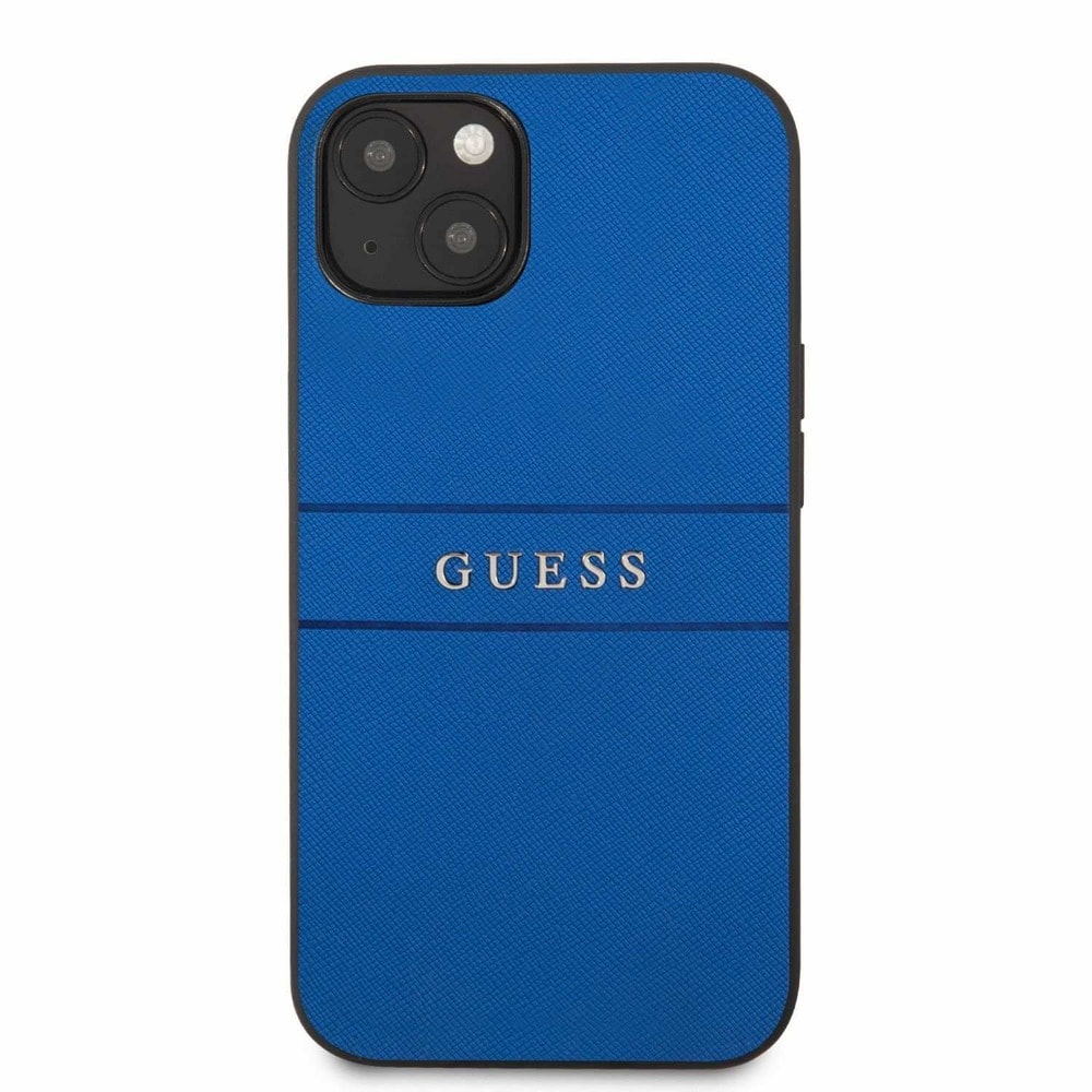 Guess Saffiano PU Leather Hard Case GUHCP13MPSASBB