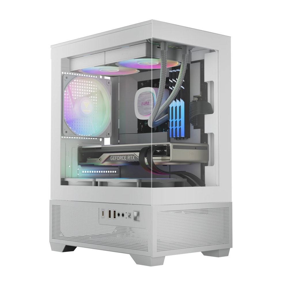 Gamdias AURA GC9M Elite ARGB White | JAR Computers Gamdias AURA GC9M Elite ARGB White