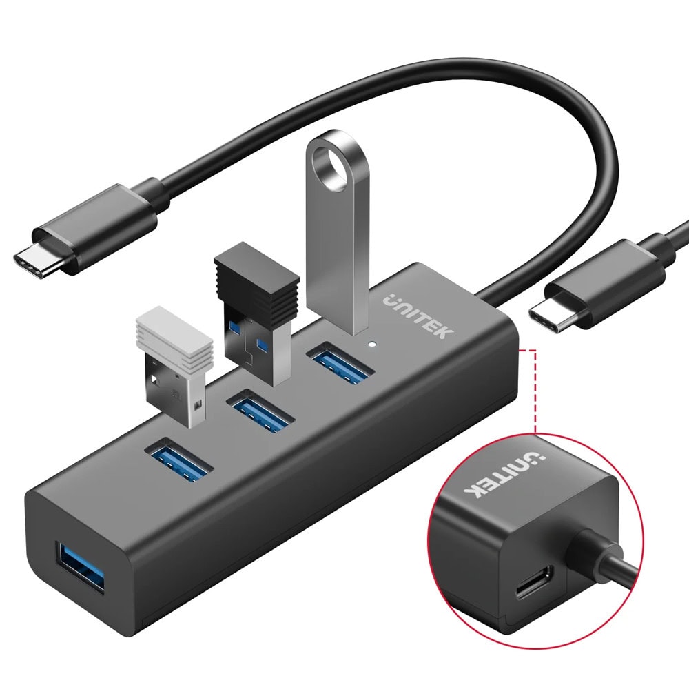 USB хъб Unitek Y-3089Z01 4 порта