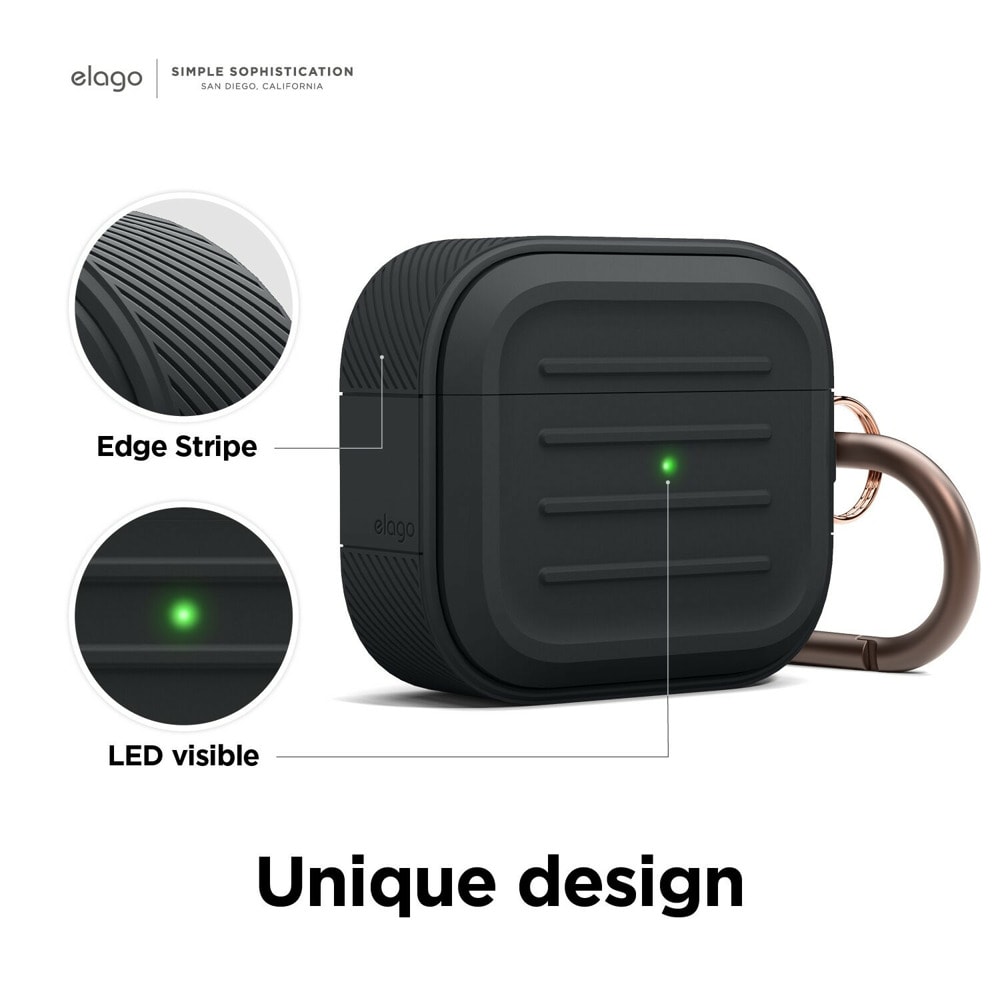 Armor Hang Case за Apple Airpods 3 черен