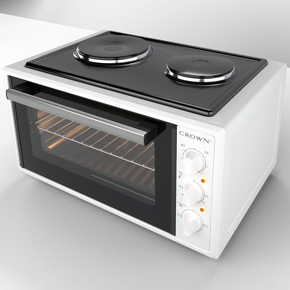 мини готварска печка crown cmo-466wf