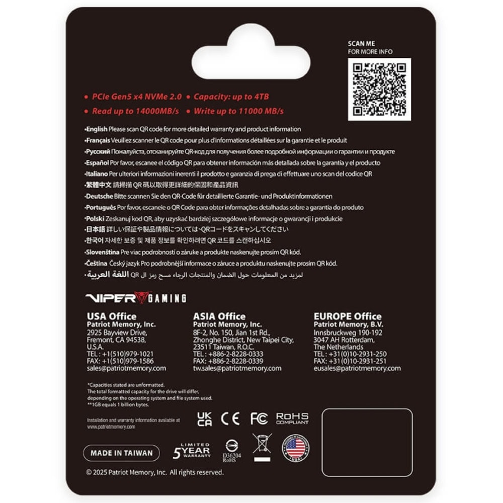 Patriot Viper PV563 1TB PV563P1TBM28H