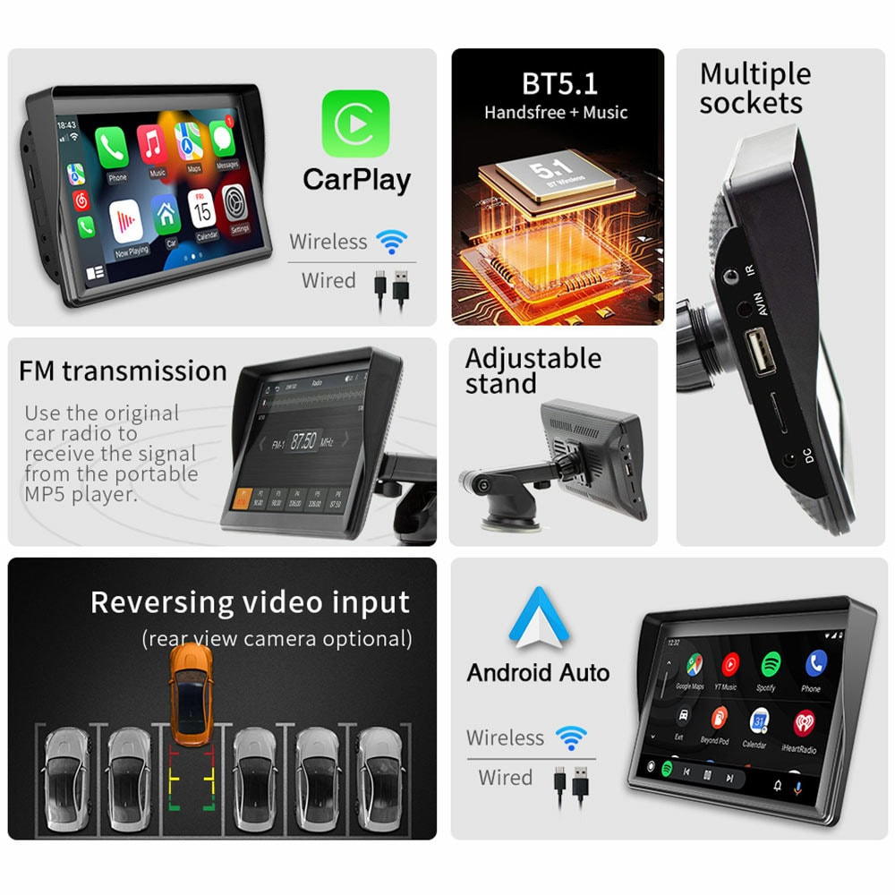 Преносим дисплей за автомобил X600W 13310