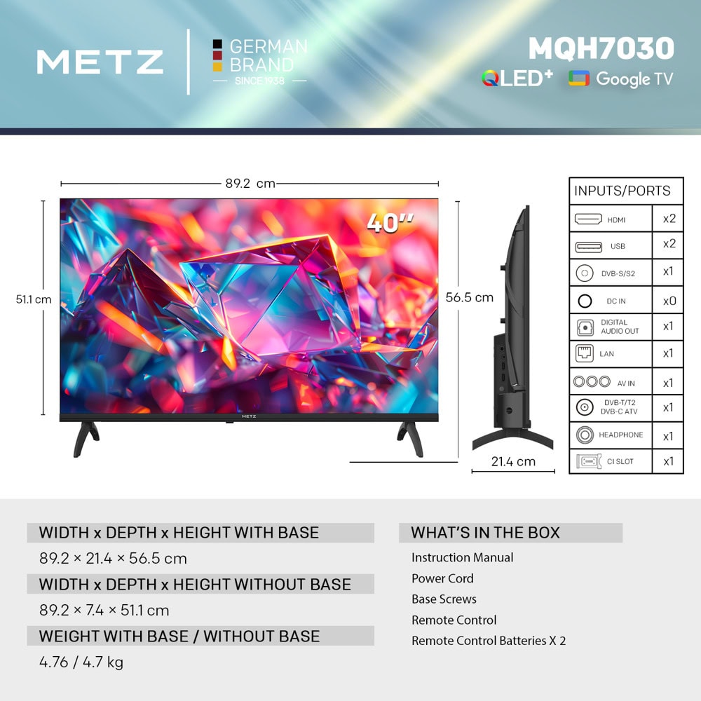 METZ 40MQH7030Z | JAR Computers METZ 40MQH7030Z