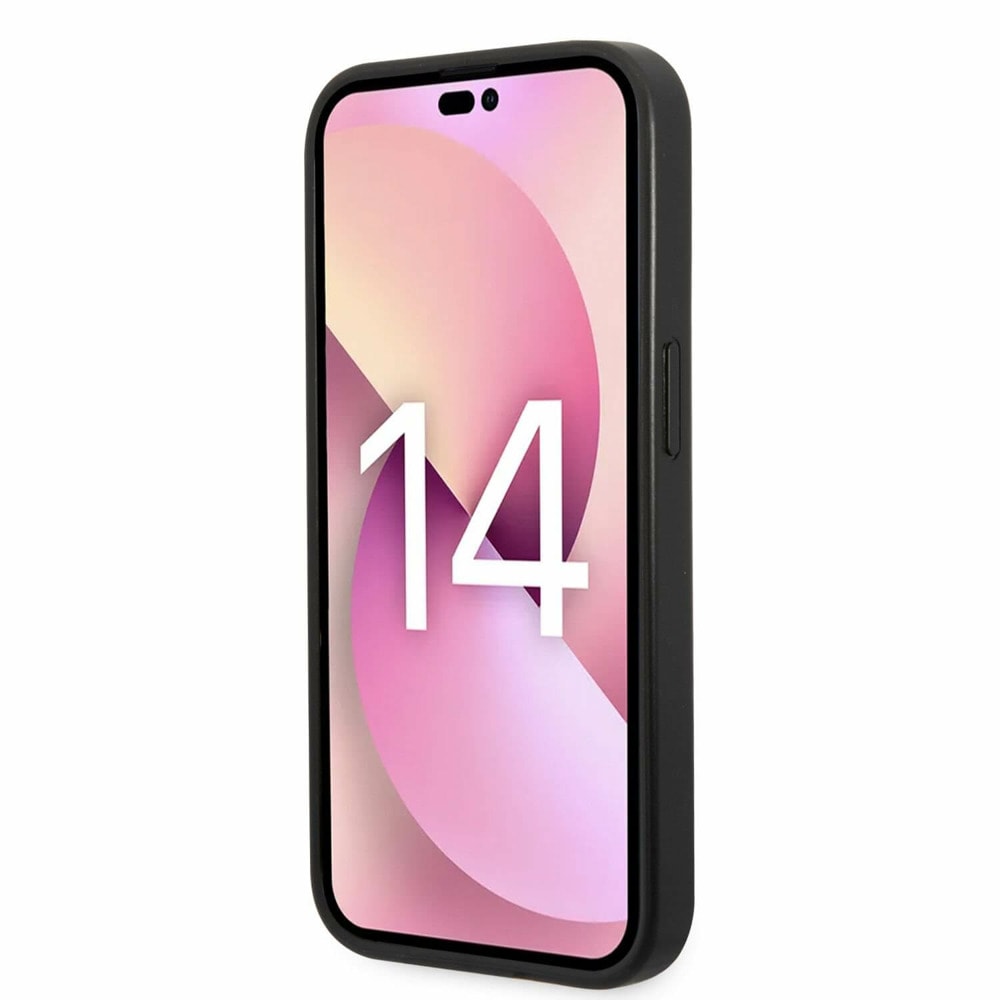 Glitter Flakes Ikonik за iPhone 14 Pro черен