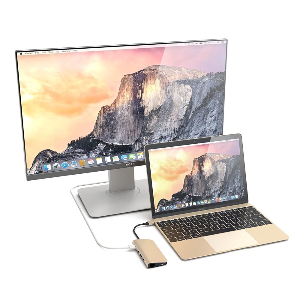 Satechi USB-C Aluminum Multiport Adapter ST-TCMAG